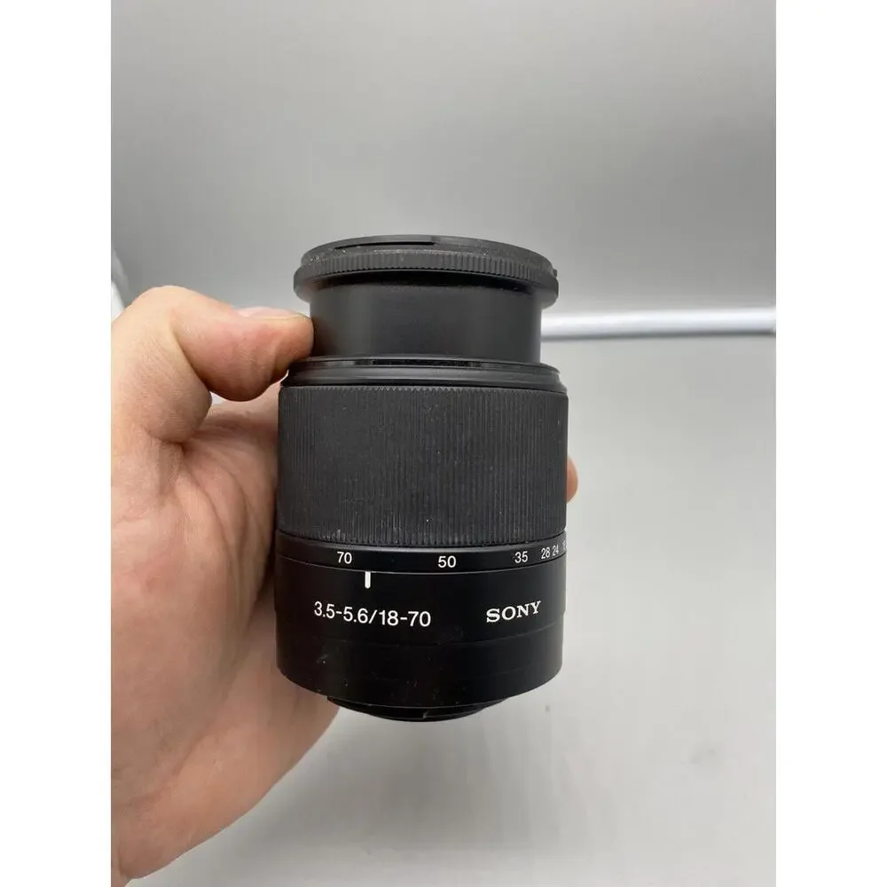 Sony Lens 55 F3.5-5.6/18-70 DT 3.5-5.6 Macro 0.38m/1.3ft Tested 3170390 N50